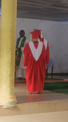 Church graduation ceremony with music in Ukwu-Abwa, Nigeria