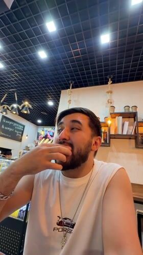 Casual social life documented across Tashkent cafes and streets