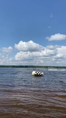 Jet ski racing event on Perm waterway