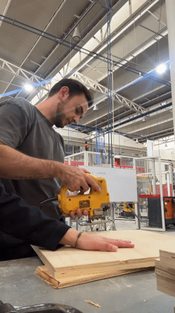 Woodworking session documented at Cholula area workshop