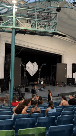 Live concert night at Burgas open-air amphitheater