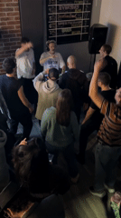 Birthday party with DJ performances at Montenegro bar