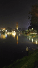 Evening lakeside life captured around Da Lat's Xuan Huong Lake