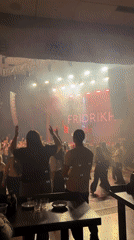 Concert crowds dance to DJ Fridrikh performance in Ufa