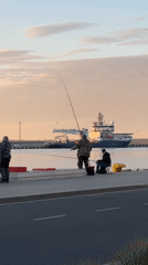 Evening scenes captured at Tallinn harbor district