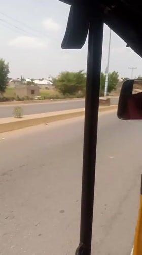 Street scenes captured from vehicle in Rido, Nigeria