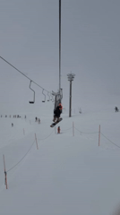 Winter sports activity observed on Kutchan slopes during cloudy day