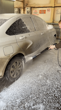 Car wash activity observed in Chaikovsky, Russia