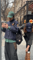Tourists and locals photographing around central Yerevan cafes