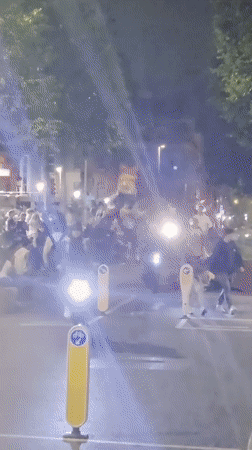 Friday night out in central Dublin's streets and squares