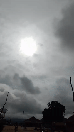 Morning street life across Serti, Nigeria's shops and roads