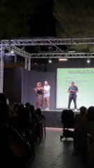 Outdoor guest night event with live performances in Isola delle Femmine