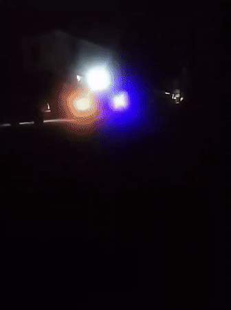 Nighttime street activity recorded by witnesses in Uyo, Nigeria