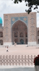 Morning exploring Samarkand's landmarks and street scenes