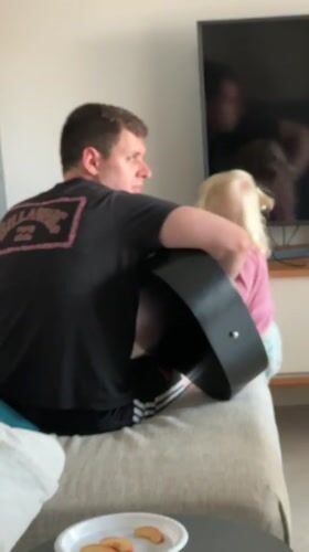 Father-daughter bonding moments captured in Petah Tikva home