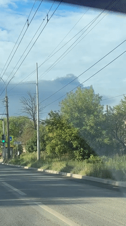 Morning drive through Korobovo and Rusanovo, Russia