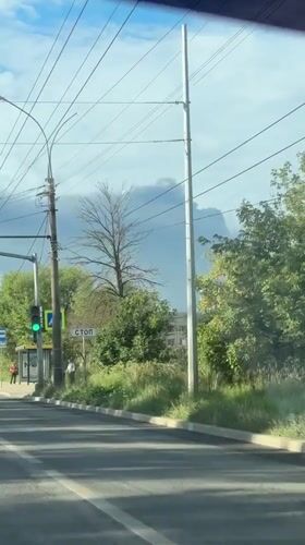 Morning drive through Korobovo and Rusanovo, Russia