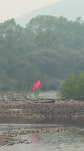 Morning river scenes captured in Birobidzhan, Russia