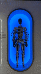 West Hollywood night out: robots, big screens, and a poodle
