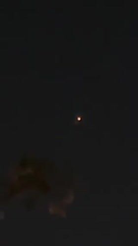 Tel Aviv residents gather in bomb shelter amid aerial activity