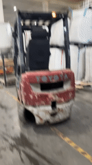 Warehouse operations documented in Perm with forklift and bicycles