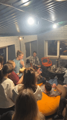 Birthday celebration brings friends together in Бугачёво, Russia