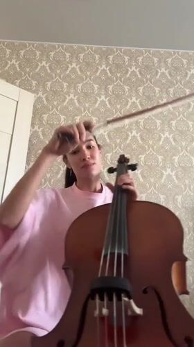 Cello session in a Saint Petersburg room, June 2026