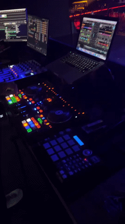 DJ performs at nightclub in Sliven, Bulgaria