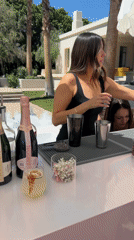 Evening social scenes captured at La Quinta bar and restaurant