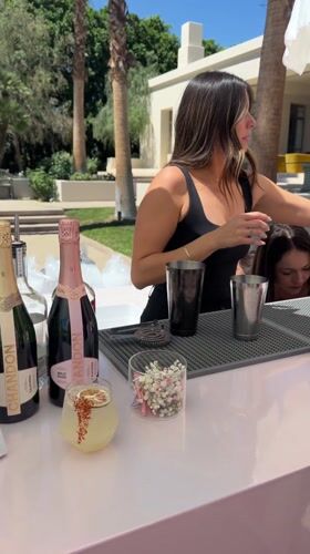 Evening social scenes captured at La Quinta bar and restaurant