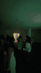 White outfit party night in Porlamar, Venezuela