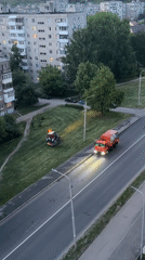 Evening urban scenes captured across city during rush hour