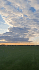 Evening bicycle ride through Russian countryside captured by witnesses