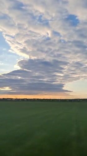 Evening bicycle ride through Russian countryside captured by witnesses