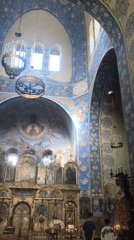 Inside and out at Nice's Russian Orthodox cathedral