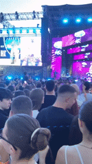 Big outdoor concert lights up Ušće Park in Belgrade