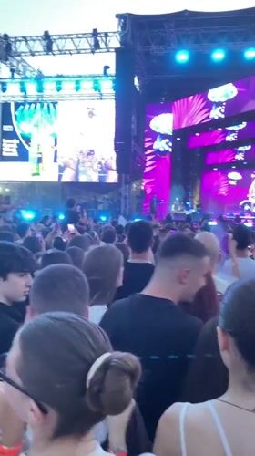Big outdoor concert lights up Ušće Park in Belgrade