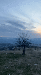 Spring landscape documented in Bulgarian countryside near Marulevo