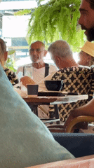 Morning cafe scenes documented on Koh Phangan island