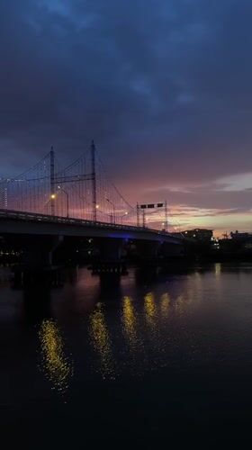 Surat Thani bridge and dusk scenes, June 2026