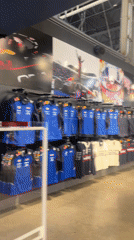 Formula 1 racing store interior documented in Sunrise, Florida