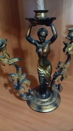 Decorative figurines and candelabra documented in Bugulma, Russia