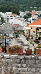 Evening scenes captured across coastal Montenegro tourist town