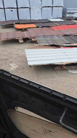 Heavy machinery operator documents cabin view in Bulgarevo, Bulgaria