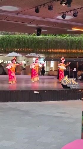 Traditional dance performance and dining experiences captured in Kuta