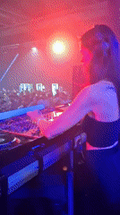 DJ set in progress at a Sofia venue