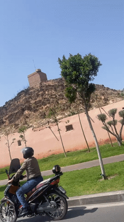 Sunny afternoon street scenes documented across Marrakesh