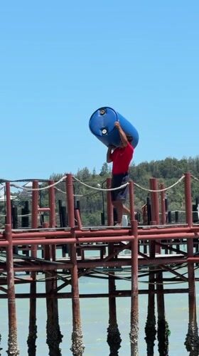 Pier work, beach lounging, and laundry runs at Baan Bang Rak