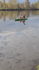 Spring afternoon in Khimki: kayaking and tower views captured