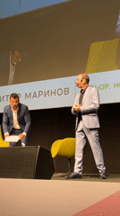 Business conference with panel discussions held in Sofia, Bulgaria